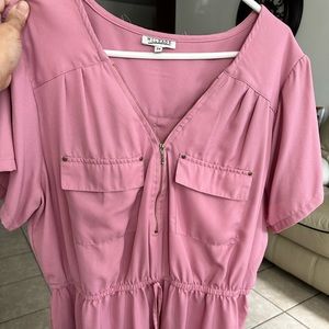 pretty lightweight pink blouse
